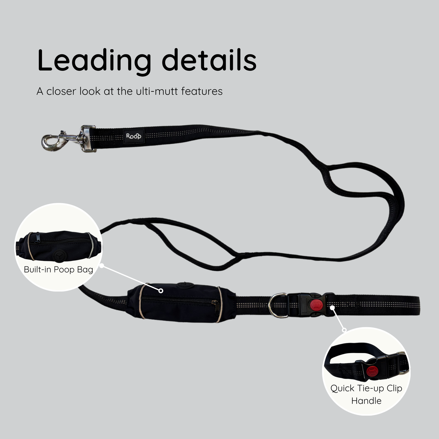 Roop Ulti-mutt Dog Lead | Original